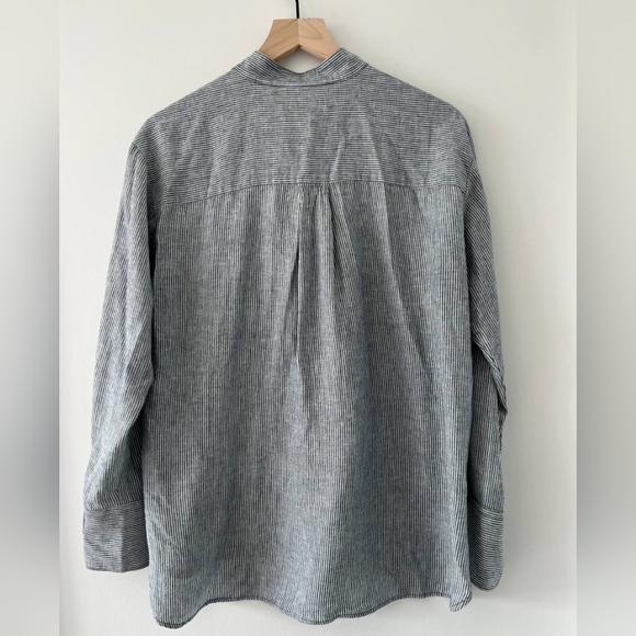 Banana Republic Linen Blend Long Sleeve Shirt (NWT) - Picture 4 of 6